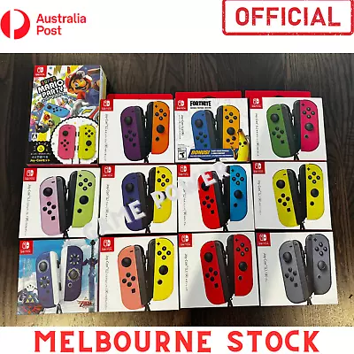 Nintendo Switch Joy-Con Controller Set Purple Orange Red Zelda FORTNITE Melbourn • $107.99