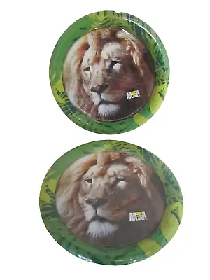 Animal Planet Lion Paper Luncheon Plates 8pk - Lot Of 2 Packs  -  Party Supplies • $9.49