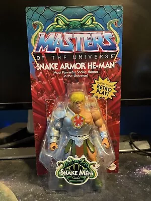 *** Masters Of The Universe Motu Origins Snake Armor He-man New *** • $27.50