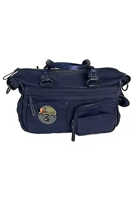 Mimco Navy Lucid Bag With Change Mat O/S • $89