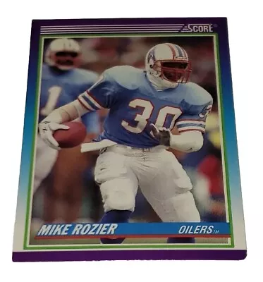 1990 Score Mike Rozier Houston Oilers #441 Football 🏈 Sports Trading Card  • $1.50