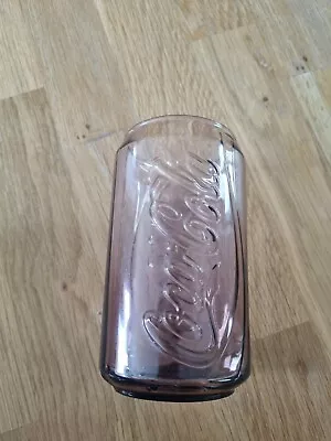 Pink Coca Cola Glass 2009 McDonalds • £12.99