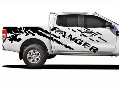 For Ford Ranger Graphic Mud Splash Sticker Kit Side Door Stripe Pickup Bed Decal • $144.75