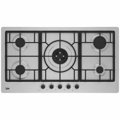 NEW Beko 90cm Stainless Steel Gas Cooktop BCT90GX1 • $714