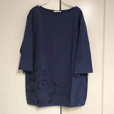 Marimekko Punching Unikko Tunic Dress S Size Navy • $143