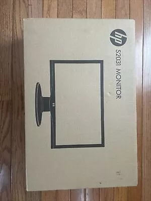 Factory Sealed HP S2031 LCD Monitor Brand New Still In Package • $70