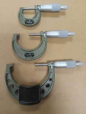Mitutoyo No. 103-927 0-75mm Micrometer Set With Case And Standards • $185