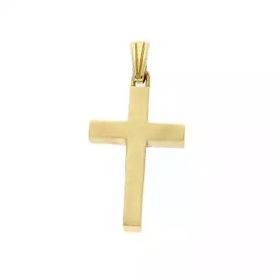 Pre-Owned 18ct Yellow Gold Polished Cross Pendant  18ct Gold Unisex • £171.35