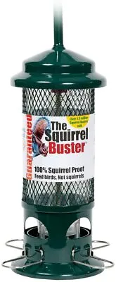 £26.99 • Buy Jacobi Jayne Squirrel Proof Bird Feeder Squirrel Buster Metal Green 750ml