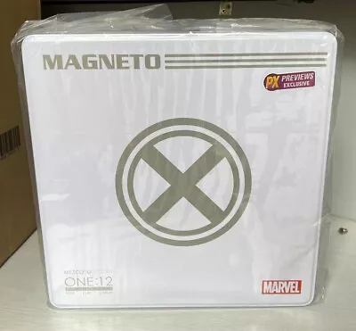 New Mezco Toyz X-Men White Magneto PX Previews Exclusive 1/12 Action Figure • £95.40