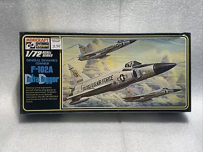 Hasegawa -  #047 F-102A Delta Dagger 1:72 Scale - Model Kit • $30