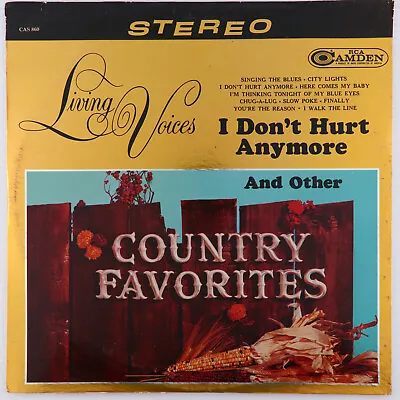 Living Voices – Country Favorites - 1965 Country Stereo LP RCA Camden CAS-860 • $4.27