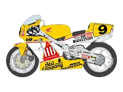 Honda Nsr500   Hb   Decals 1/12 - Pf.chili -1989 - Bs12-005 • £20.49