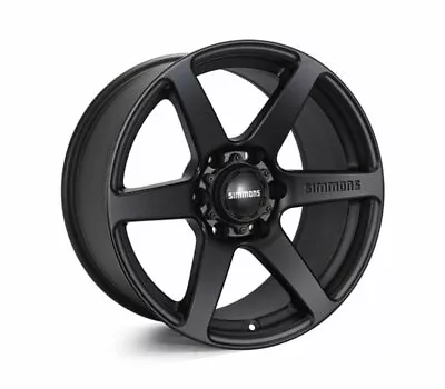 To Suit GWM TANK WHEELS PACKAGE: 18x9.0 Simmons S6 Matte Black NCT And Pirell... • $2540