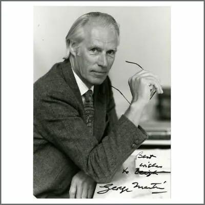 £165 • Buy George Martin Signed And Dedicated Black And White Photograph (UK)