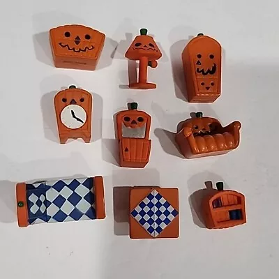 Animal Crossing My House Jack O'Lantern Halloween Pumpkin Furniture Lot Of 9 • $30