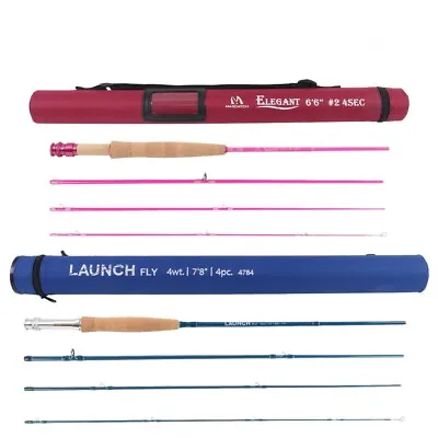 Youth Fly Fishing Rod Medium Fast Action For Girl And Boy • $53.95