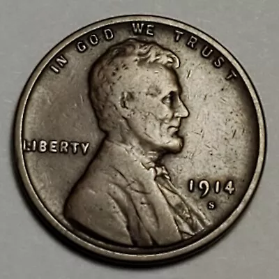 Nicer Low Mintage 1914 S Lincoln Wheat Cent • $10.59