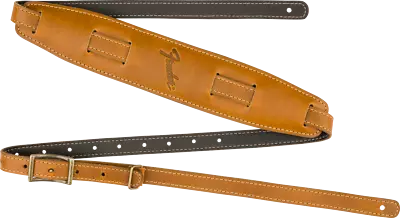 Fender Mustang Vintage Premium Leather Saddle Strap Butterscotch #: 0990689050 • $47.99