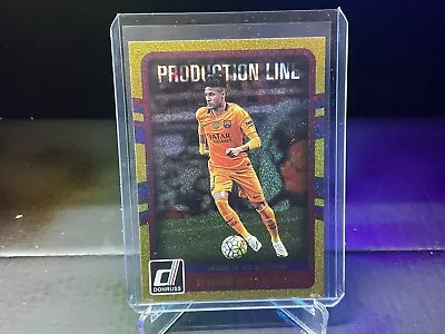 2016-17 Donruss Soccer Neymar Jr Production Line Barcelona Gold Parallel #2 • $9