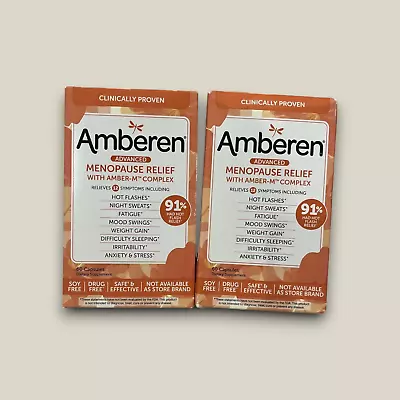 2 Pack Amberen Multi-Symptom Menopause Relief !20 Freeshipping • $48.80