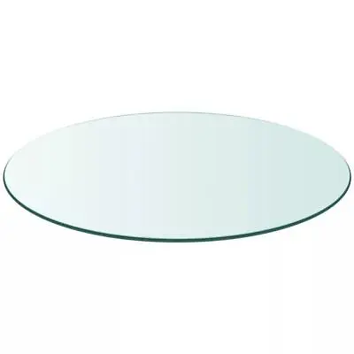 $48.60 • Buy Dining Coffee Table Top Tempered Glass Round 600mm Thickness: 8mm Transparent