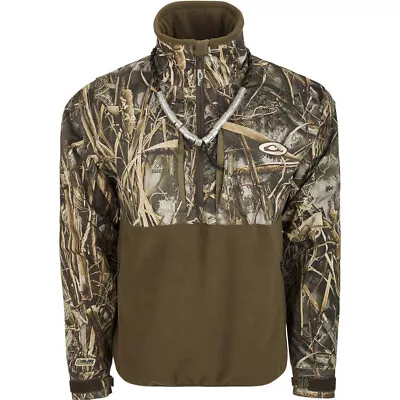 Drake Waterfowl Guardian Eqwader Fleece 1/4 Zip Jacket DW7370-038 Max 7 • $74.99