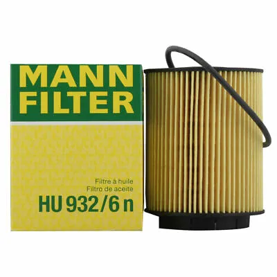 OEM Mann Engine Oil Filter HU932/6N For Audi A8 VW Jetta Passat Porsche Cayenne • $16.89