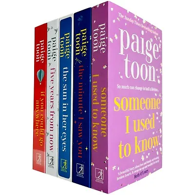 £20.94 • Buy Paige Toon 5 Books Collection Set Someone I Used To Know, The Minute I Saw You