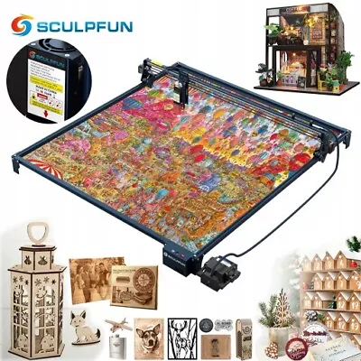 SCULPFUN S30 PRO MAX Engraving Cutter Machine 20W Desktop Laser Engraver 410*410 • £631.19