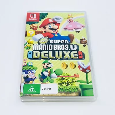 New Super Mario Bros U Deluxe - Nintendo Switch Game - AUS PAL - FREE POST! • $68.99