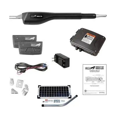 Mighty Mule Smart Automatic Single Swing Gate Opener + Solar Panel Combo Kit • $516.56