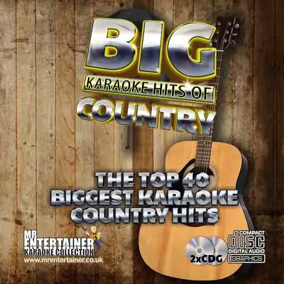 Mr Entertainer Karaoke CDG - The Big Country Hits - Double CD+G Discs • £12.99