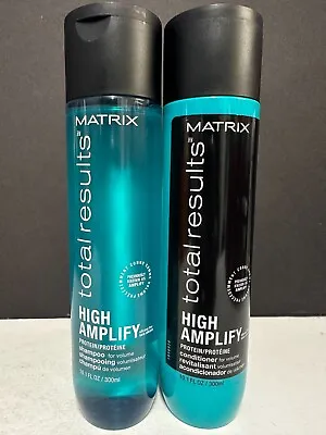 Matrix Total Results High Amplify Protein Shampoo & Conditioner -10.1 Floz Each • $24.99