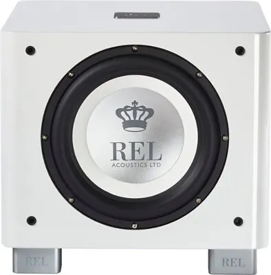 REL - T/9X WHITE - High Gloss White - POOR See Pics- Includes Cables • $779.89