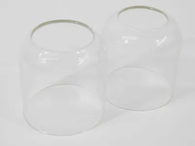 Glass Chimney Pair For 3-500Z Ham Radio Tube Amplifier (from Henry 3K-A) • $95