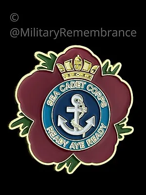 Sea Cadet Corps Remembrance Flower Lapel Pin (P26) • £9.50