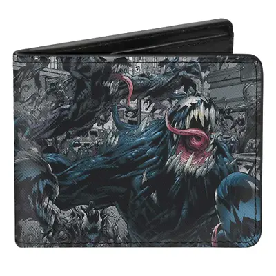 Venom Wallet Superhero Leather Wallet 3D Genuine Leather Hand Carved Wallet • $139.99
