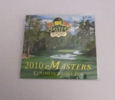 2010 Masters Golf Unsealed Commemorative Pin - Phil Mickelson Winner • $22.50