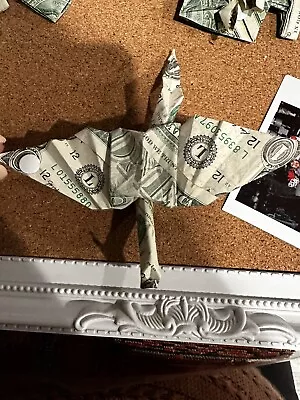 Dollar Origami DRAGON Made With REAL MONEY Cash Reptile Animal Currency Gift • $39