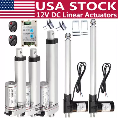 Heavy Duty Linear Actuator Stroke 2 -18  12V DC Electric Motors For Door Lift DO • $19.99