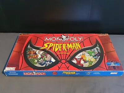 Monopoly Marvel Spider-Man Collectors Edition Board Game 2002 Rare  • £24.99