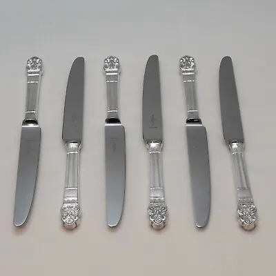 ELIZABETHAN By WARING & GILLOW LONDON Silver Service Cutlery Six Table Knives • £34.95