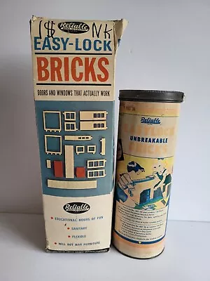 Reliable Bricks Vintage Building Blocks Lot Toys • $14.62
