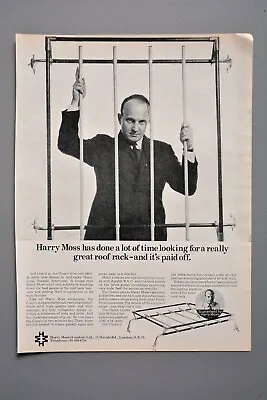 R&L Ex-Mag Vintage Advertisement: Harry Moss Classic Luggage Roof Rack • $9.58