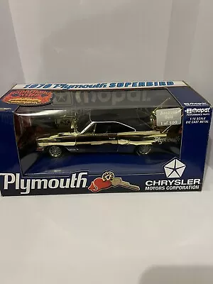 1970 Plymouth Superbird Anodized Gold American Muscle 1 Of 500 RC2 1:18 Scale • $249.99