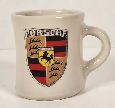 Vintage Porsche Crest Shield Logo Coffee Mug Tea Cup Victor Stuttgart • $29.95