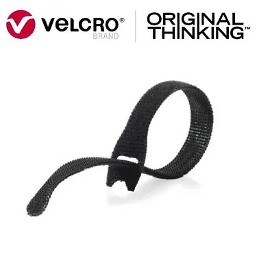 VELCRO® ONE-WRAP 25x Hook & Loop Cable Ties 13x200mm Reusable Double Sided Strap • £8.77