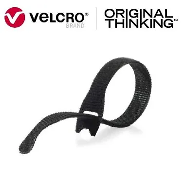 VELCRO® ONE-WRAP Hook & Loop Cable Ties 200mm 1-25pk Reusable Double Sided Strap • £2.97