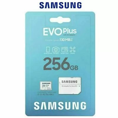 Samsung 256GB Micro SD Card EVO Plus With SD Adapter MB-MC256KA/APC • $36